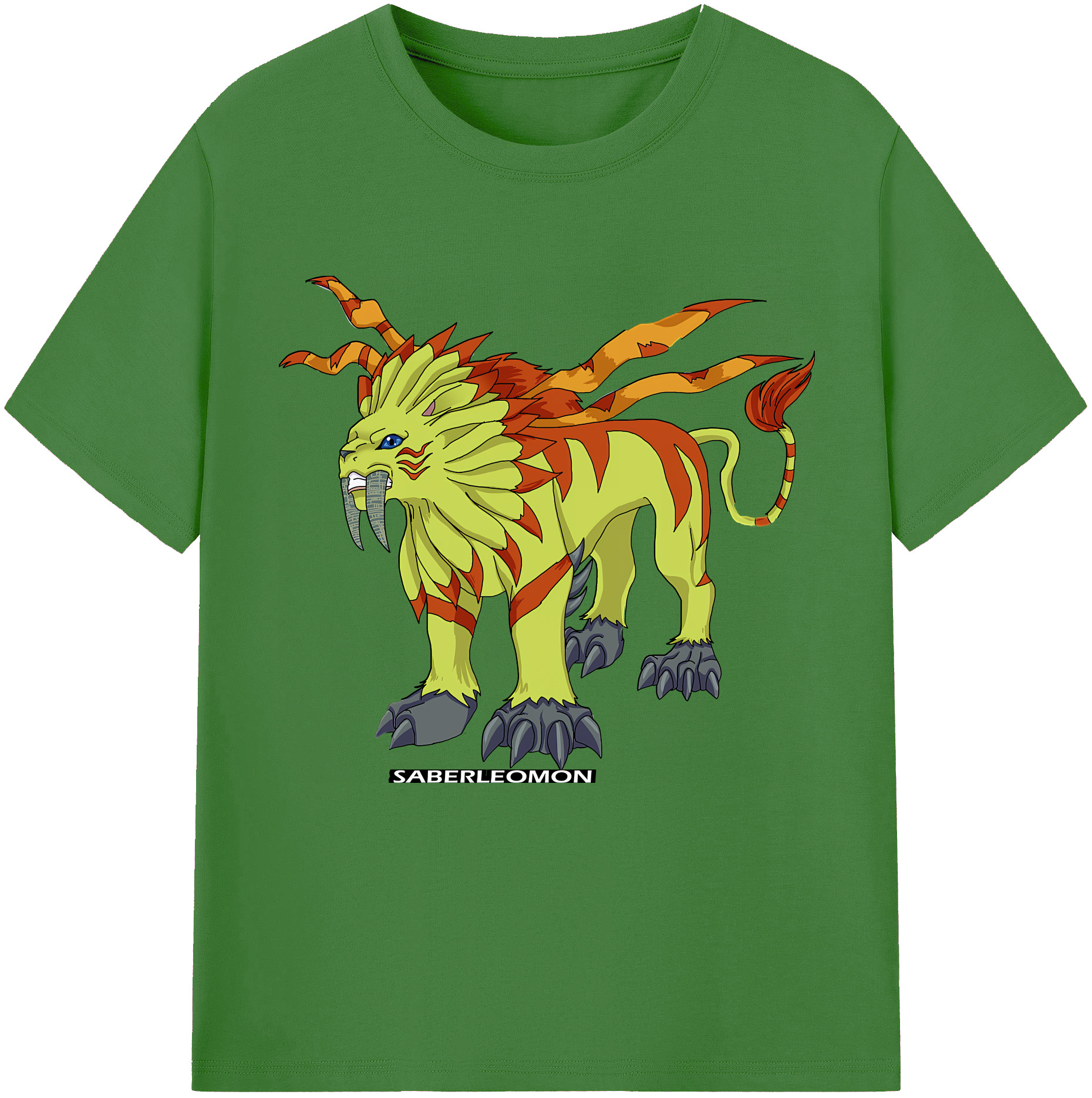 （画像用） Digimon デジタルモンスター/デジモン レディースカジュアルプリントTシャツ（綿100％）